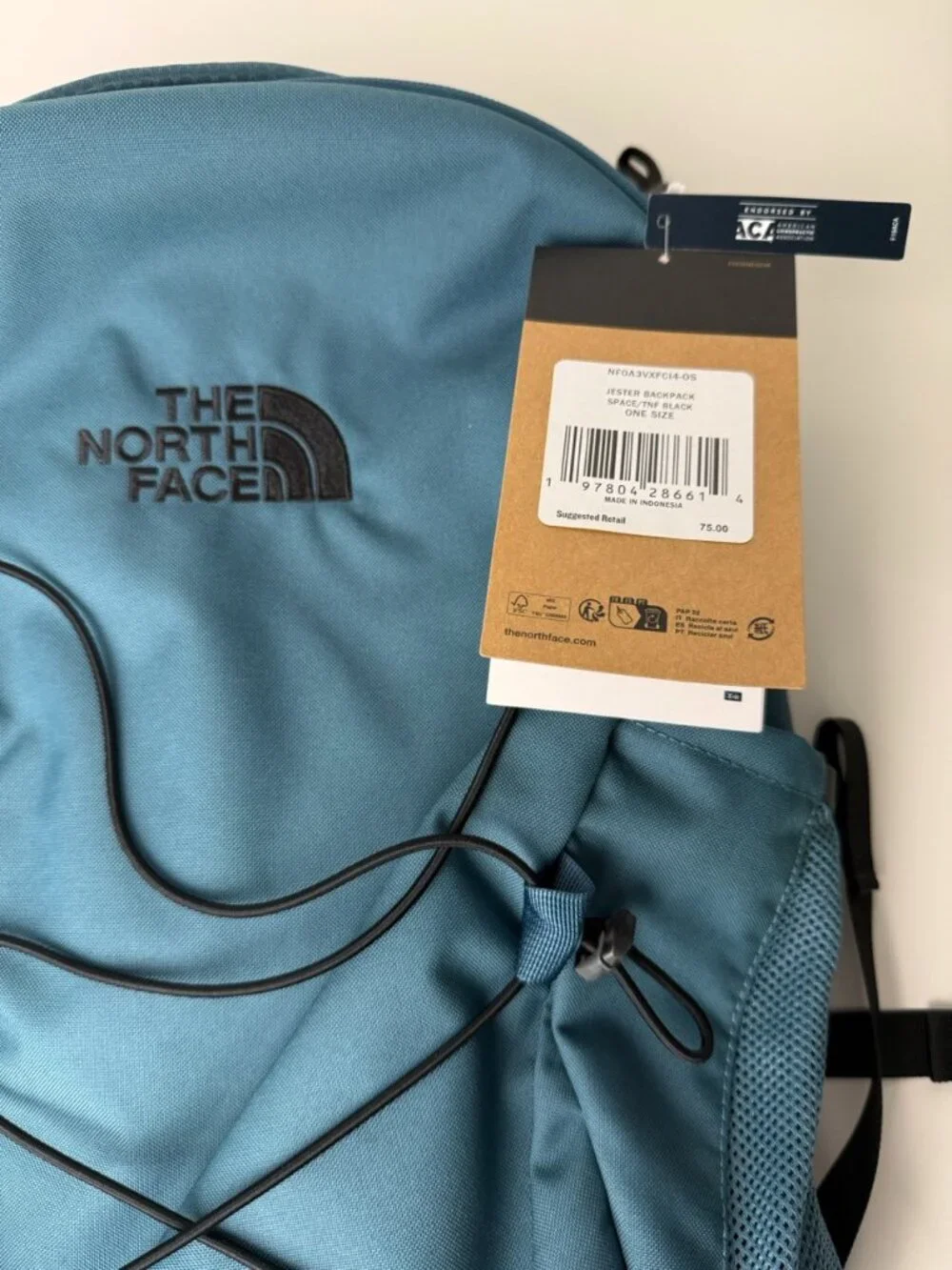 The North Face Unisex Jester Everyday Laptop Backpack Space/TNF Black 28L
